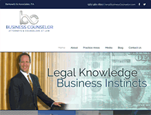 Tablet Screenshot of businesscounselor.com